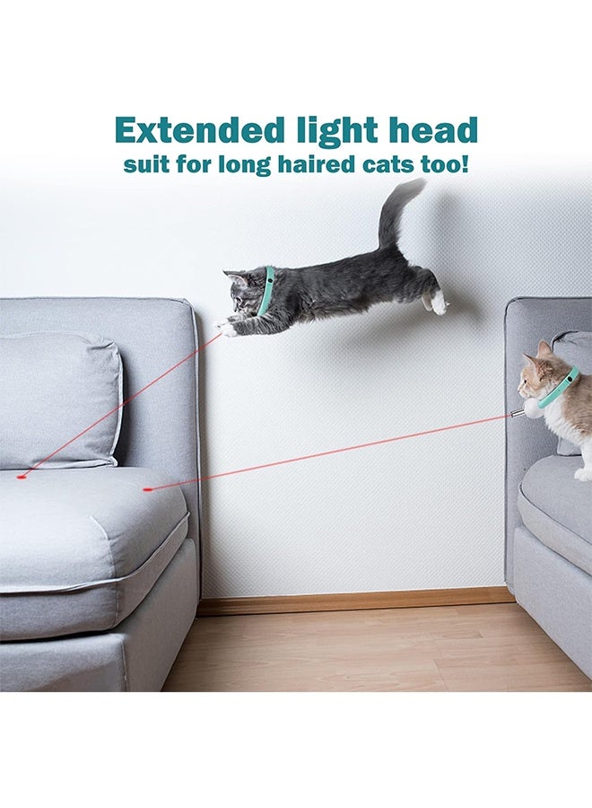Automatic Cat Toys with LED Light,Upgraded Lengthened Light Head, Interactive Toys for Indoor Cats,Wearable Electronic Collar for Kitten,Rechargeable Amusing Gifts for Cat Lovers - Image 4