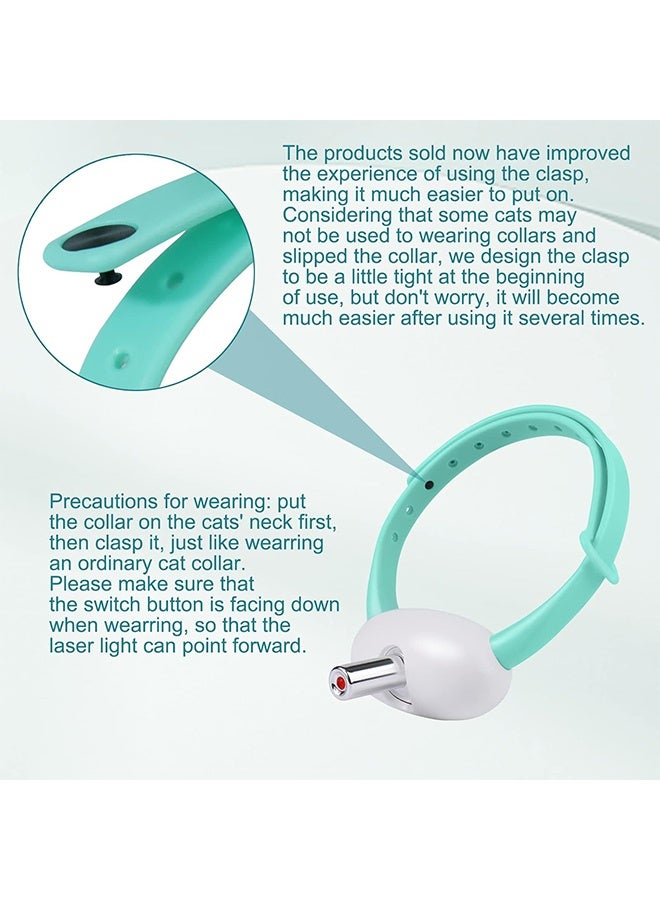 Automatic Cat Toys with LED Light,Upgraded Lengthened Light Head, Interactive Toys for Indoor Cats,Wearable Electronic Collar for Kitten,Rechargeable Amusing Gifts for Cat Lovers - Image 3
