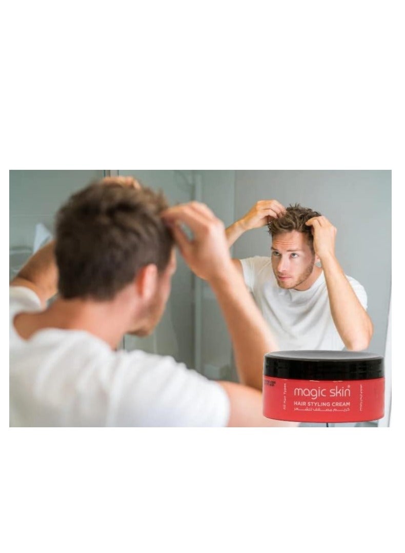 Magic Skin Hair Styling Hair Cream for All Hair Types 200ml - Image 3