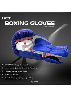 Spall Professional Boxing Gloves For Strong Punches Sparring And Kickboxing Fighting Punch Bag Workout Muay Thai And Training  - Image 4