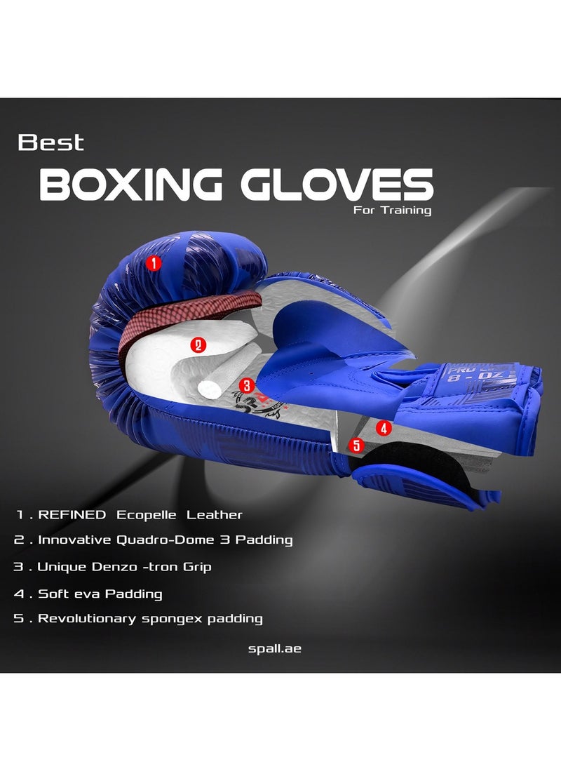 Spall Professional Boxing Gloves For Strong Punches Sparring And Kickboxing Fighting Punch Bag Workout Muay Thai And Training  - Image 4