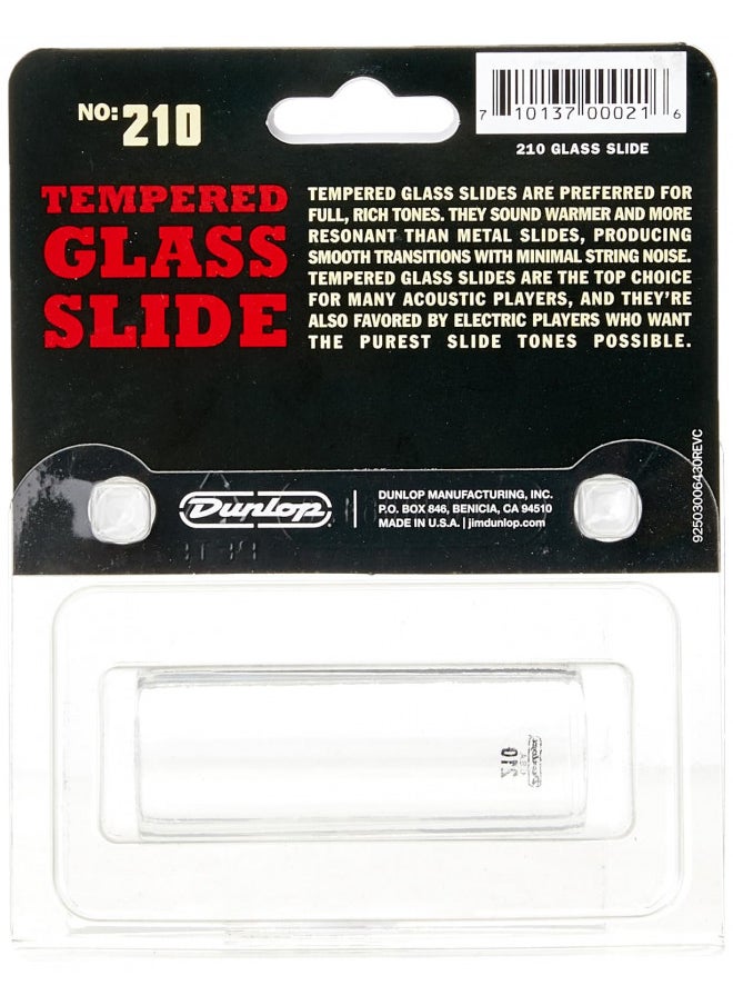 JIM DUNLOP JIM DUNLOP 210 Tempered Glass Slide, Medium Wall Thickness, Medium  - Image 2