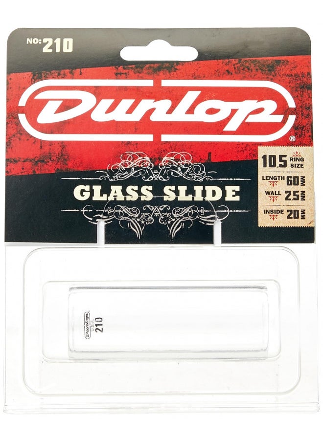JIM DUNLOP JIM DUNLOP 210 Tempered Glass Slide, Medium Wall Thickness, Medium  - Image 1
