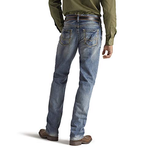 Ariat Men's M5 Slim Stackable Straight Leg Jean, Gambler, 33W x 32L - Image 2