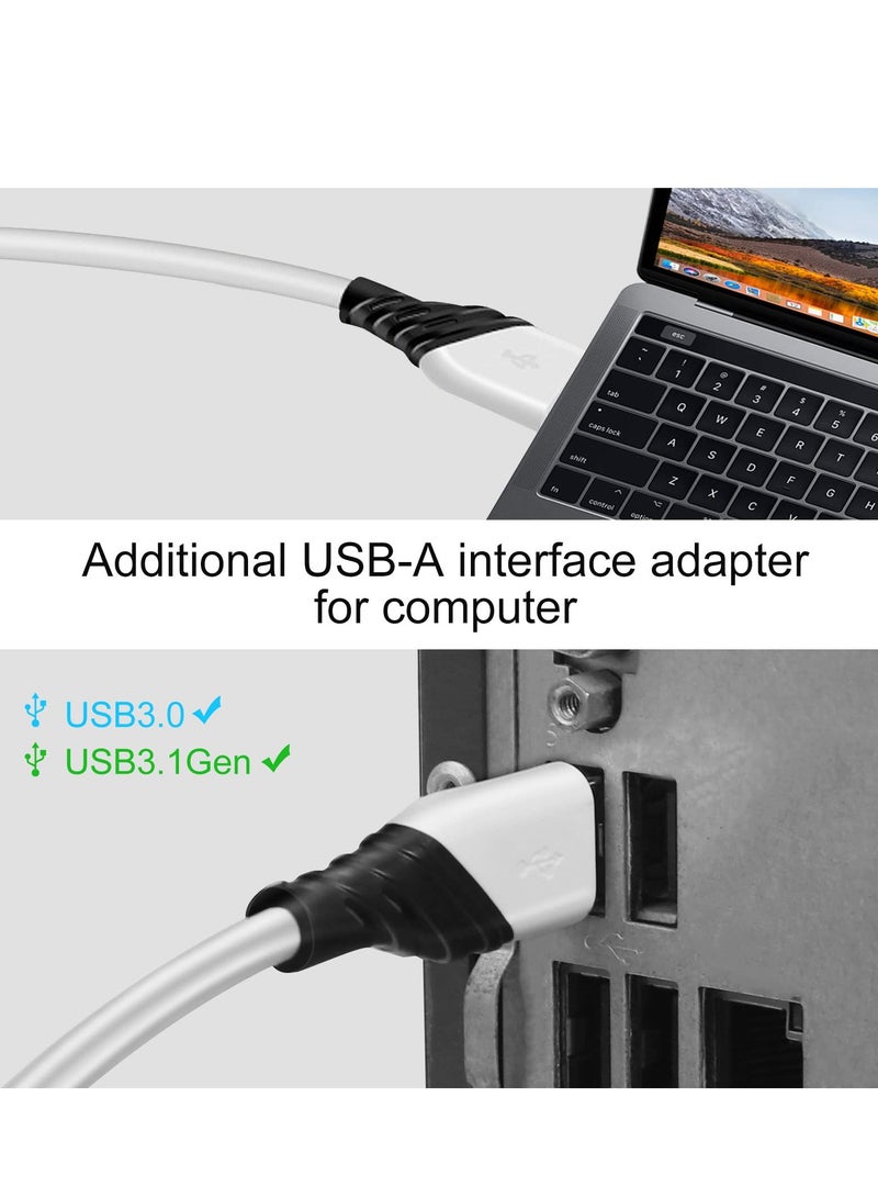 Link Cable for Quest 2/Quest VR Devices - 10 FT High Speed Data Transfer USB 3.0 to USB C Cable, Connects to Gaming PC for Steam VR Games - Image 4