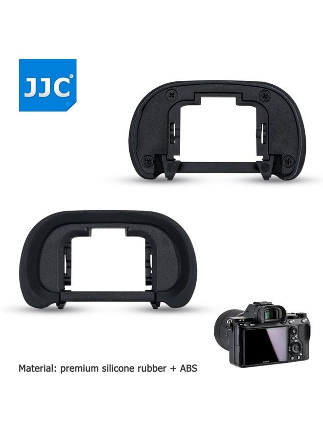 JJC 2 Pack Camera Eyecup Eye Cup Eyepiece Spare Replacement for Sony A9II A7RIV A7RIII A7III A7RII A7SII A7II A7R A7S A7 A9 A99II A58, Replaces Sony FDA-EP18 FDA-EP16 FDA-EP15 - Image 4