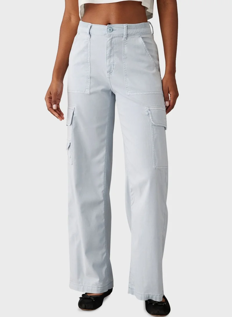 American Eagle High Waist Cargo Pants