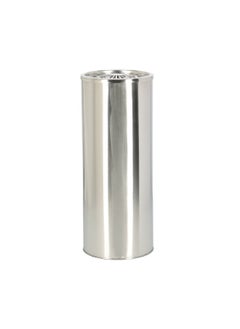EKO Sturdy Stainless Steel Round Ashtray Bin Silver 12 L EK9430-MT  - Image 4