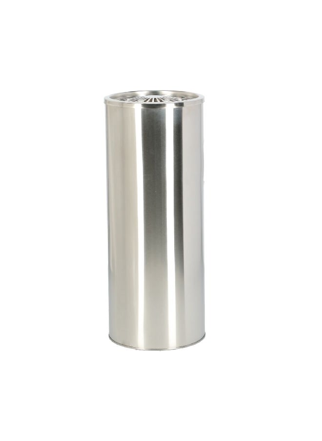 EKO Sturdy Stainless Steel Round Ashtray Bin Silver 12 L EK9430-MT  - Image 5