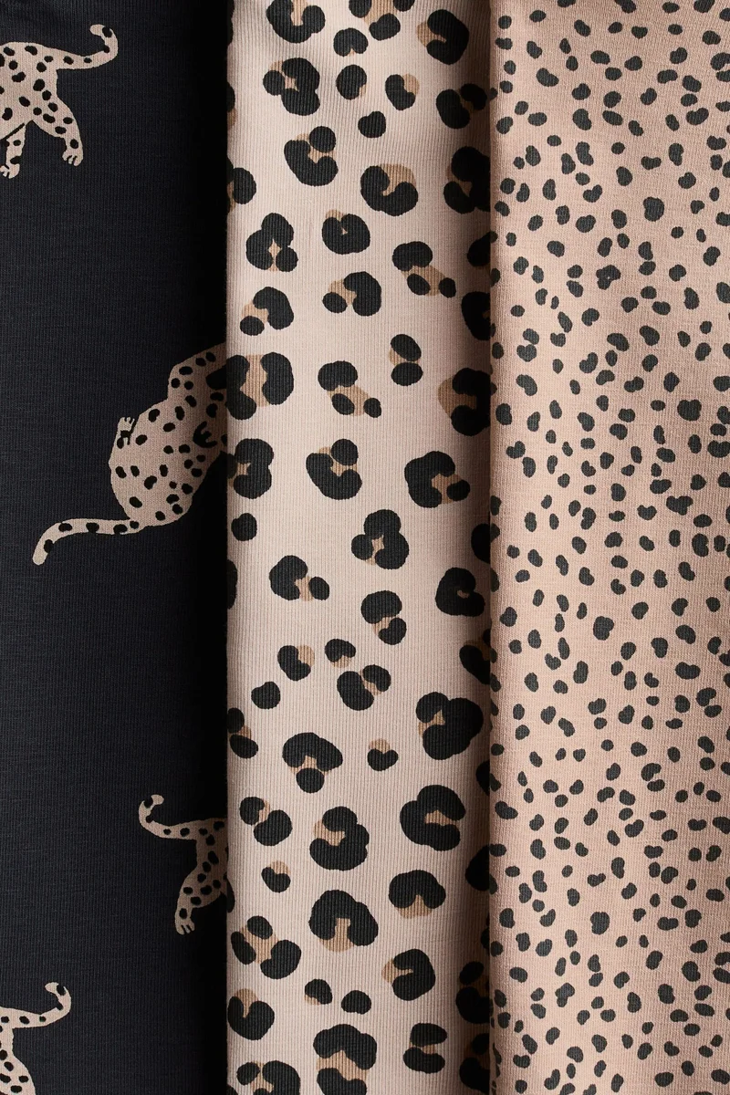 اتش اند ام شورت قطن لركوب الدراجات - عبوة من 3 قطع