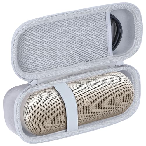 Lebakort Storage Case Compatible with Beats Pill - Speaker (Silver Gray Case) - Image 2