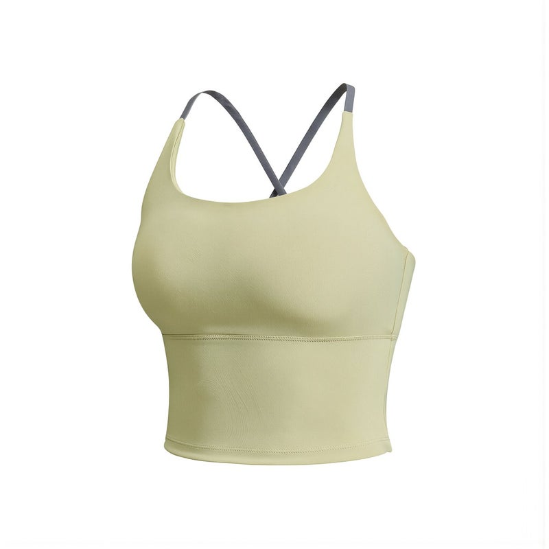 Pull On Easy Wear Sports Bra Quick Put On Workout Yoga Top S Purple - Image 2
