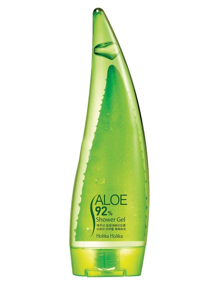 Holika Holika Aloe Vera 92% Shower Gel | Hydrating Moisturizing | 250ml  - Image 1