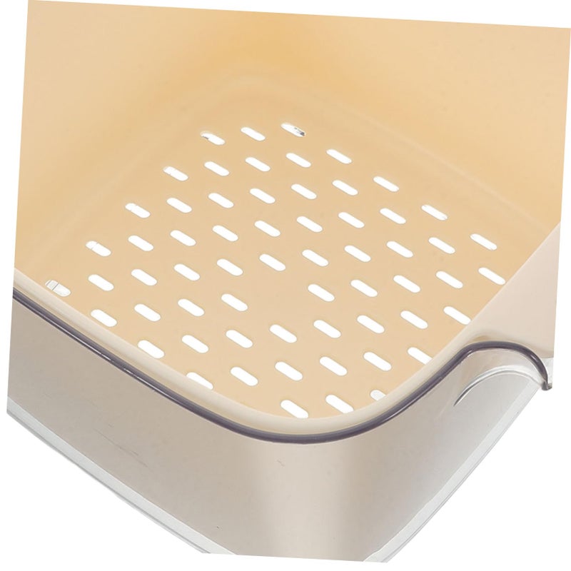 Double Layer Kitchen Draining Basket Vegetable Fruit Washing Basin Collapsible Easy Clean - Image 4