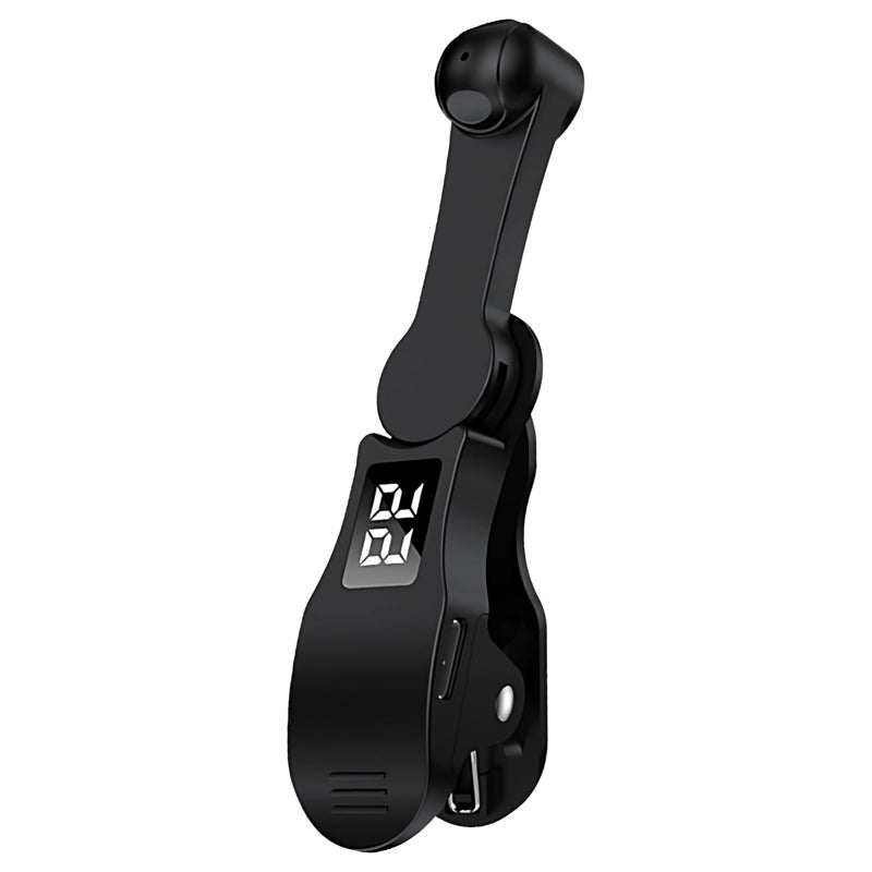 جهاز النقر الميكانيكي للهاتف مع 108 إعدادات للسرعة، شحن عبر USB، شاشة LED، أسود، 10 سم - Image 2
