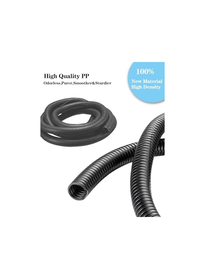 promass 1/4 Inch Wire Loom Split Tubing - 16.5ft Cord Protector Electric Wires Covers, Automotive Wire Flexible Conduit, Plastic Wire Cover - Image 4
