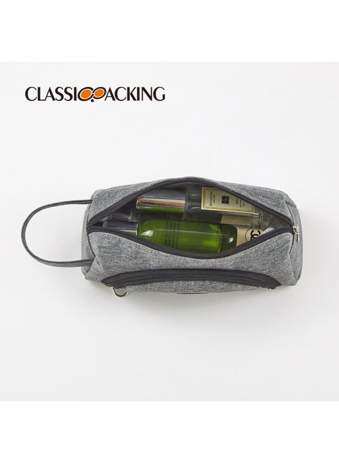 classicpacking Simple Custom Stationery Bag Large Capacity Portable Zipper Multifunctional Waterproof Portable Pencil Bag Custom - Image 2