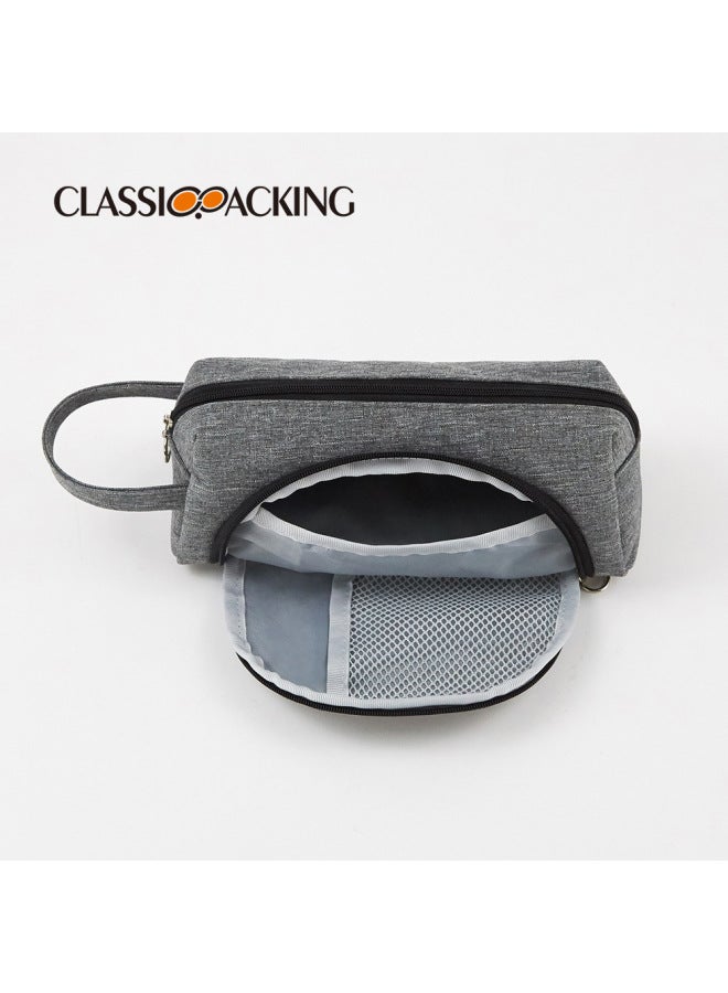 classicpacking Simple Custom Stationery Bag Large Capacity Portable Zipper Multifunctional Waterproof Portable Pencil Bag Custom - Image 3