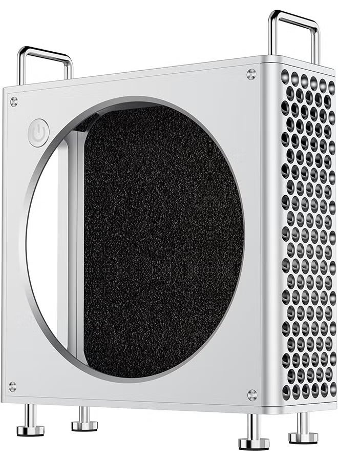 ULANZI QT01 Mac mini Case, Aluminum Case Compatible with 2024 Mac mini M4/M4 Pro, Heat Dissipation Aluminum Mac mini M4 Mount Rack, Mac mini M4 Holder Anti-Scratch Shockproof Portable Small Stand - Image 1