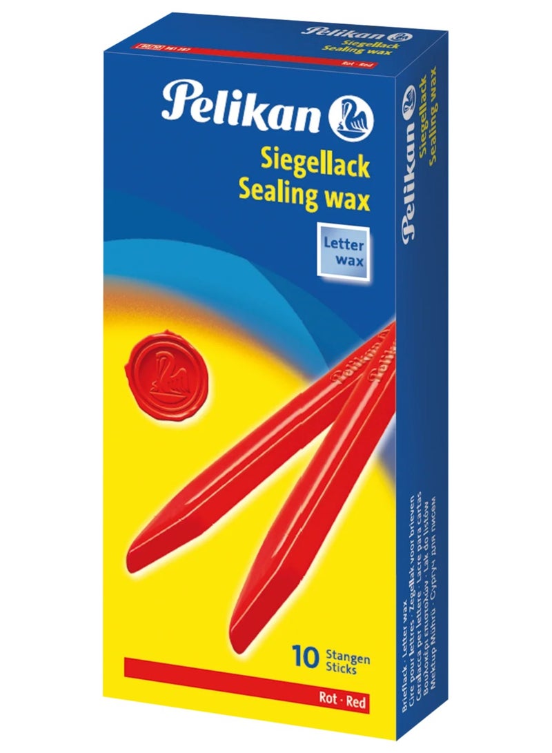 Pelikan 10-Stick Sealing Wax Red  - Image 2