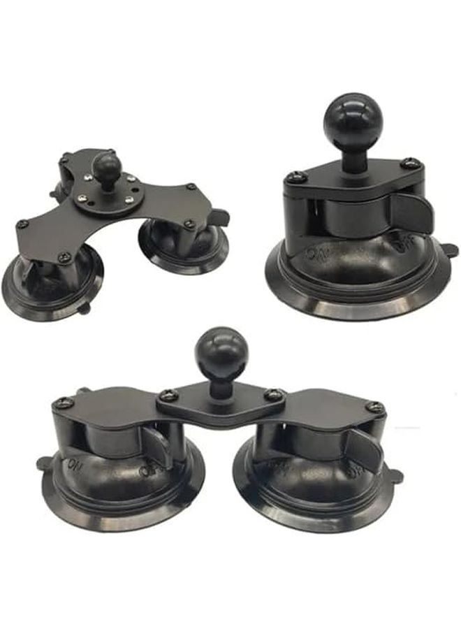 Triple Suction Cup Ball Head Mount for Cameras with 1 Inch Window Lock Base - Image 3