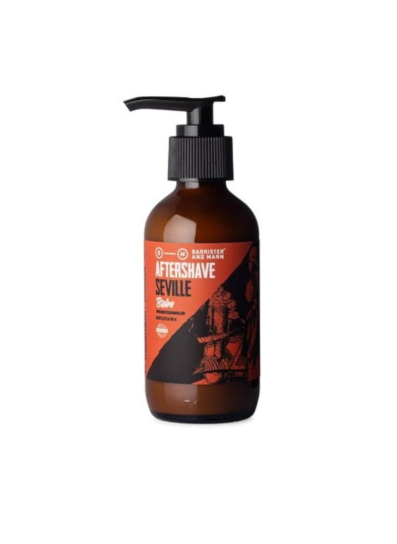 Barrister and Mann - Barrister and Mann After Shave Balm for Men  Premium Post Shave Face Moisturizer Soothes for Shaving Irritation Razor Burn Jojoba Oil Notes of Lemon Bergamot Rosemary Lavender 375 Oz Seville - Image 1