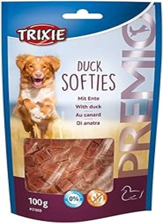 Trixie - Duck candy for dogs. 100 g bag. PREMIO Duck Softies - TR-31869