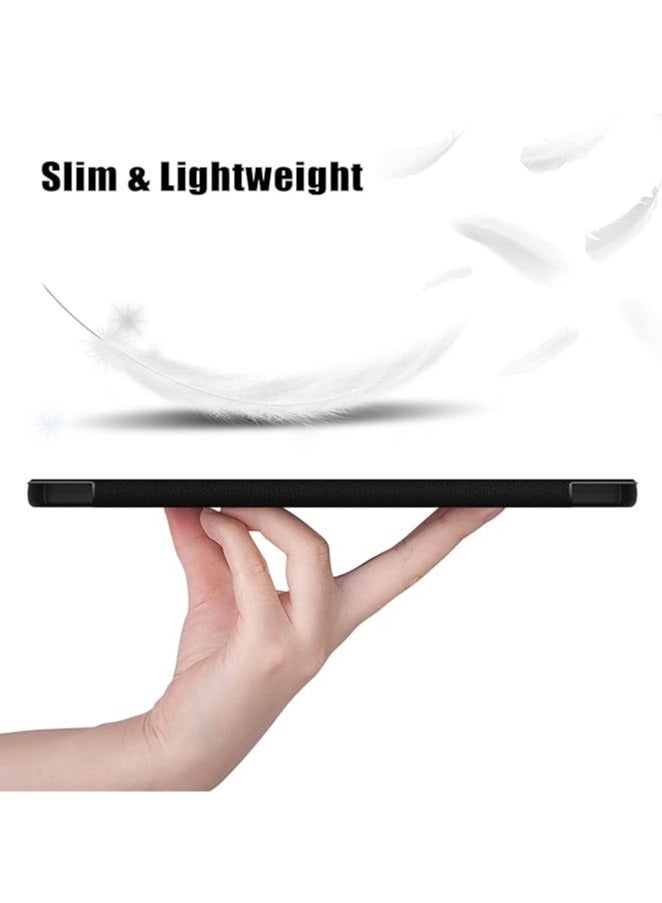 عام لحافظة Xiaomi Redmi Pad Pro 12.1، تصميم متعدد الزوايا، غلاف جلدي PU جديد ذكي مع وظيفة السكون والاستيقاظ التلقائي، غلاف رفيع متوافق مع ريدمي باد برو بحجم 12.1 إنش. - Image 5