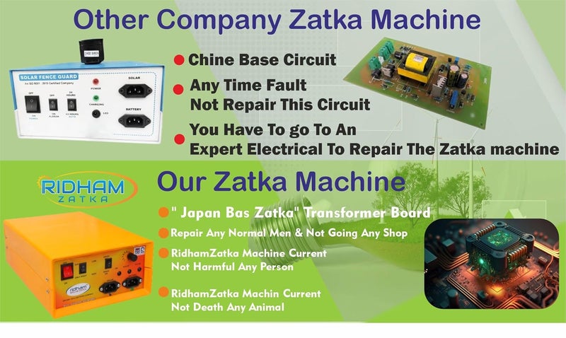 RIDHAMZATKA Zatka Machine Solar Fence Energizer (25Acer/50-70Vigha) Fence Energizer India’s No 1 Product for Agriculture Electric Fence/Farm/Garden/Factory/Substation/Villa (Orange) - Image 4