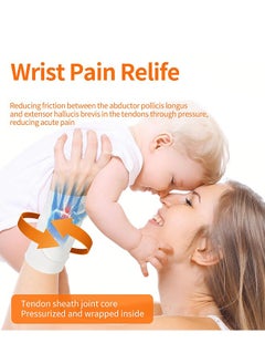 Lemon 2 PCS Ultra Thin Wrist Brace for Carpal Tunnel, Massage with Raised Spots Elastic Wrist Wraps for Arthritis and Tendonitis, Wrist Straps Support, Pain Relief, Compression and Support for Fitness Enthusiasts (Beige Orange)  - Image 4