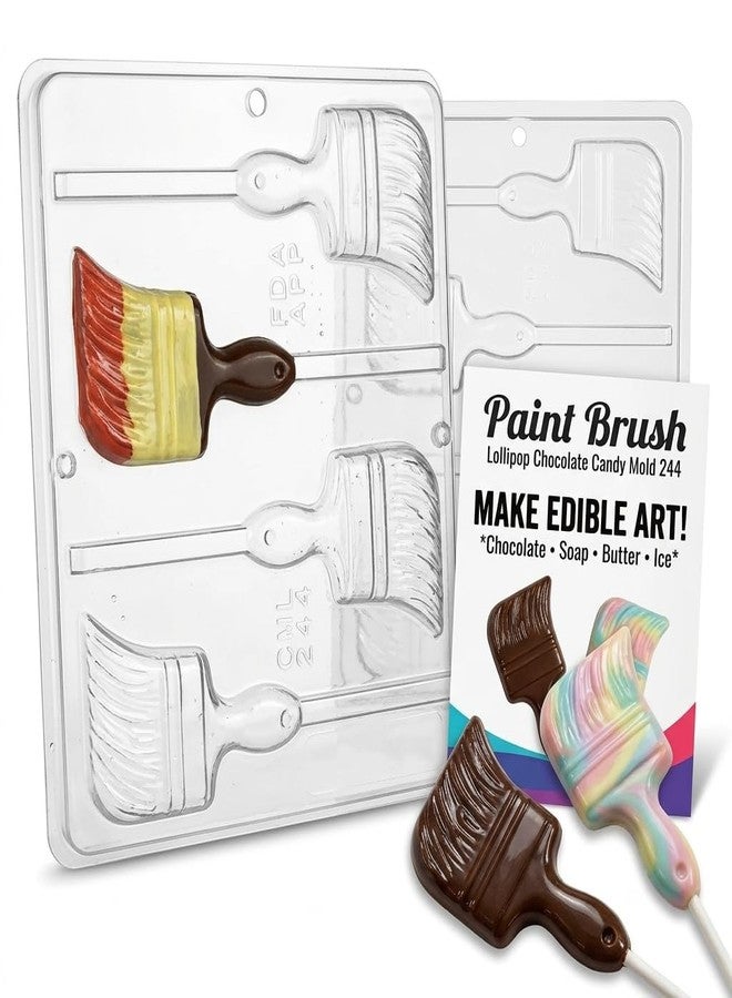 Lollipops Paint Brush Lollipop Chocolate Candy Mold 244 - Image 3