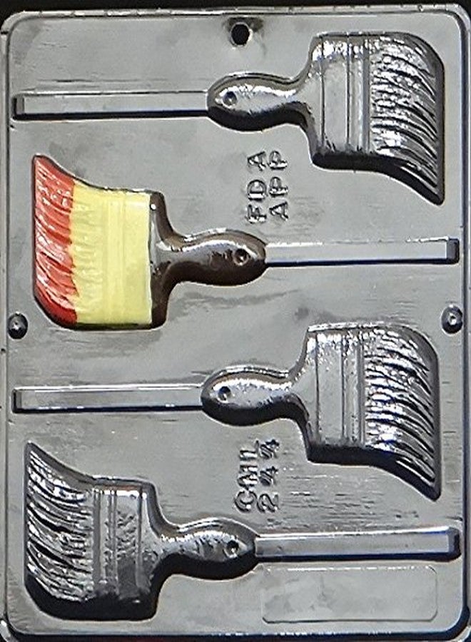 Lollipops Paint Brush Lollipop Chocolate Candy Mold 244 - Image 4