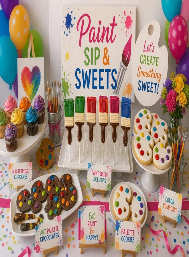 Lollipops Paint Brush Lollipop Chocolate Candy Mold 244 - Image 2