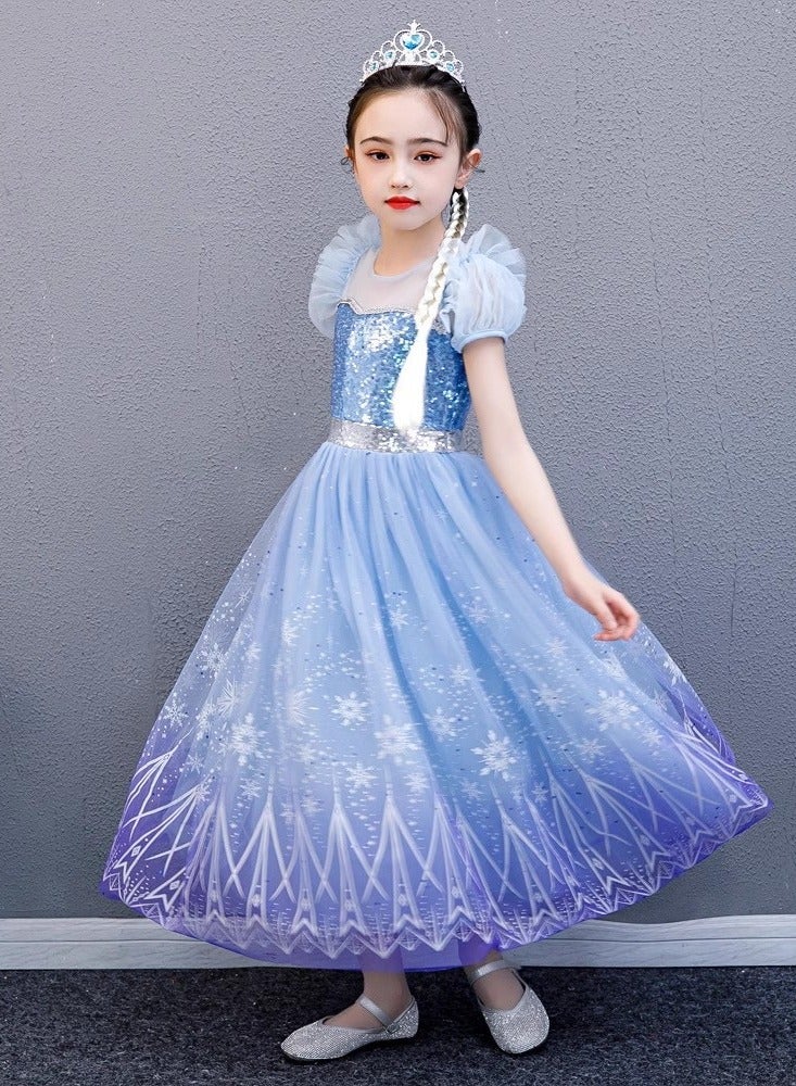 Fairytale Princess Themed Party Fancy Dress Cosplay Costume With Accessories 130cm  - Image 4