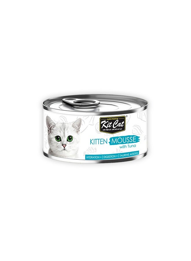 Kit Cat Kitten Mousse With Tuna Cat Wet Food - 80 GM (Pack Of 24) - Image 2