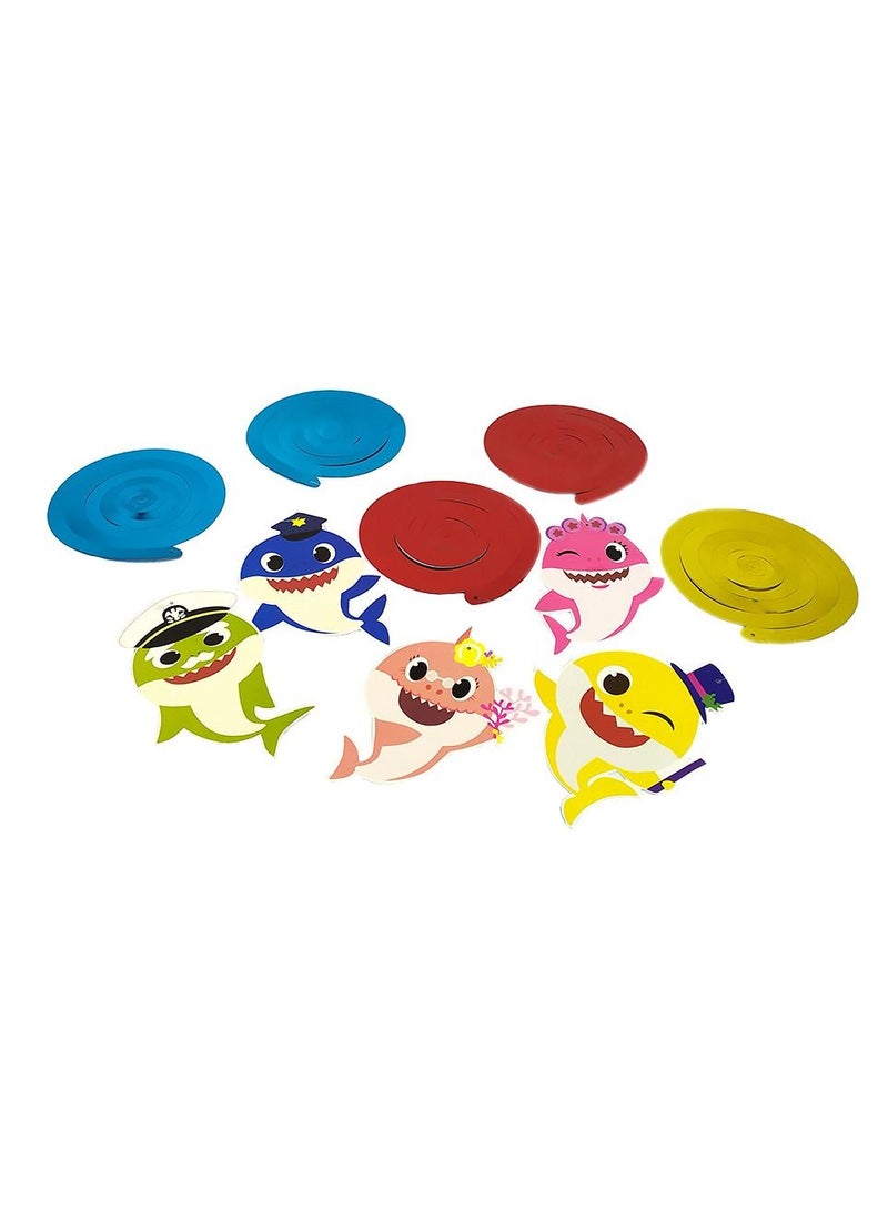 Tamona 5-Piece Baby Shark Birthday Danglers - Image 1