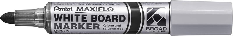 بنتل قلم تحديد السبورة البيضاء Pentel Maxiflo ذو الطرف العريض - أسود - Image 1