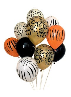 Atpata Funky Atpata Funky Paw Print 10inch Latex Balloons for Pet Dog/Cat Birthday Party Decorations (Jungle Safari) 