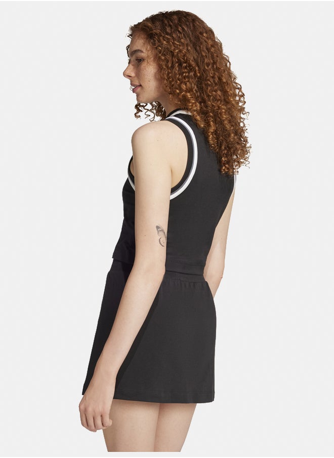 Adidas - Essentials Color-Pop Cotton Crop Tank Top - Image 1