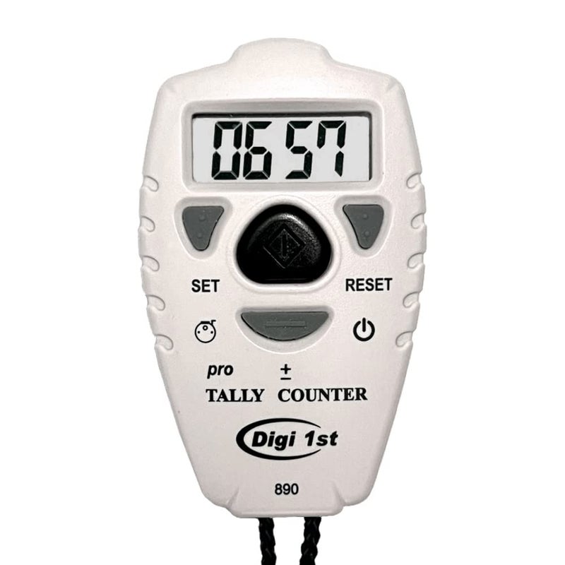Digi 1st TC-890 Digital Tally Counter, Electronic Up Down Clicker Counter, Add/Subtract People Counter, Handheld Pitch Counter for Golf, Lap & Knitting (1-Pack) - Image 1