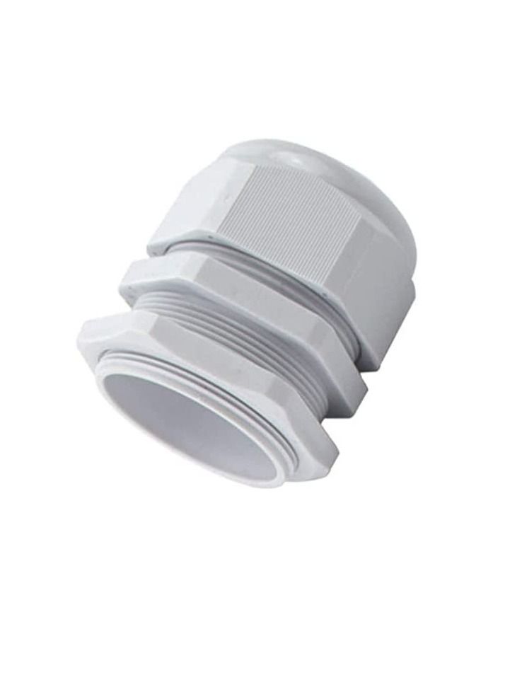 Armoured Cable Gland Kit for Outdoor Sockets and Junction Boxes & Industrial Use with Lock Nut PVC Shroud and Earth Tag (32S, BW) - Image 3