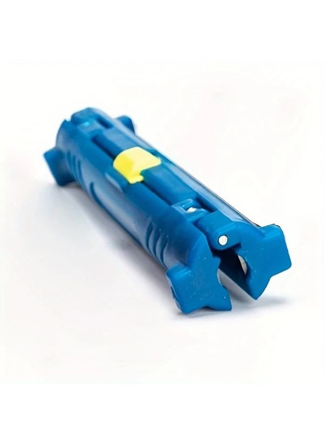 Black Manual Cable Stripper Tool Adjustable Blade Ergonomic Grip for Electrical Network Maintenance - Image 3