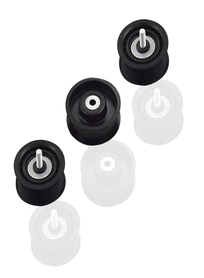 RainMan S Drive Belt Tensioner Idler Pulleys Set Replacement for Mercedes C300 C350 E350 ML350 2722000270 2722021419 2722020000 - Image 4