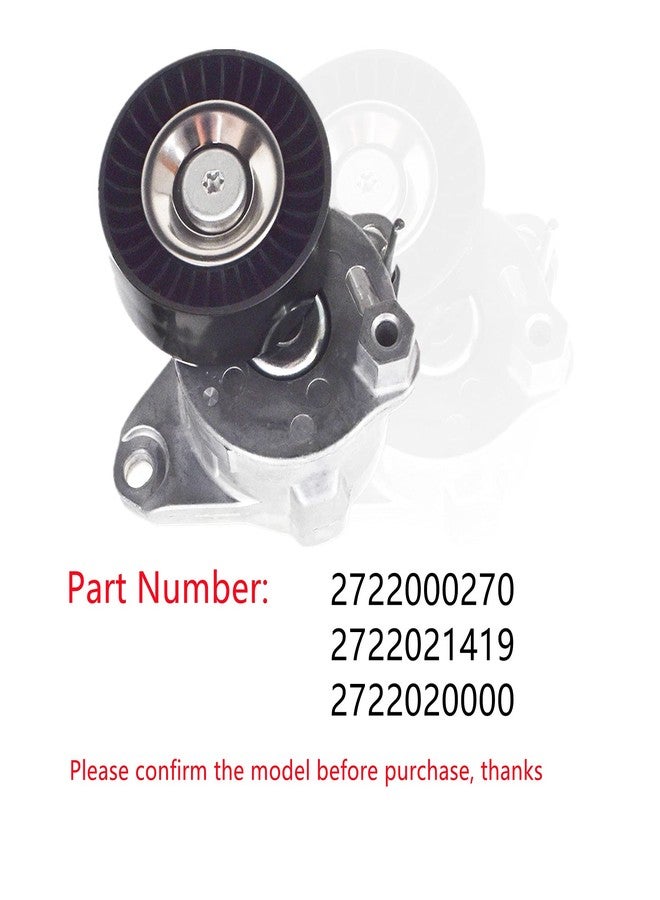 RainMan S Drive Belt Tensioner Idler Pulleys Set Replacement for Mercedes C300 C350 E350 ML350 2722000270 2722021419 2722020000 - Image 3