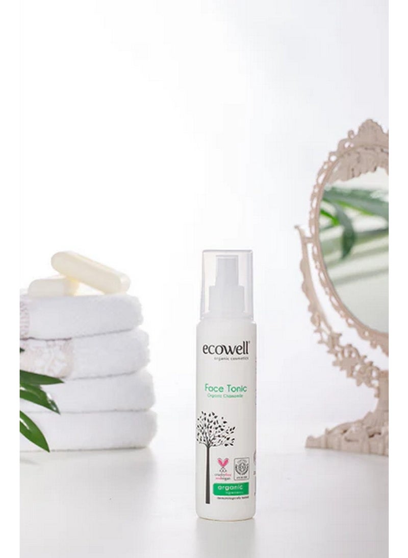 ECOWELL Organic Chamomile Face Tonic 200 ML - Image 3