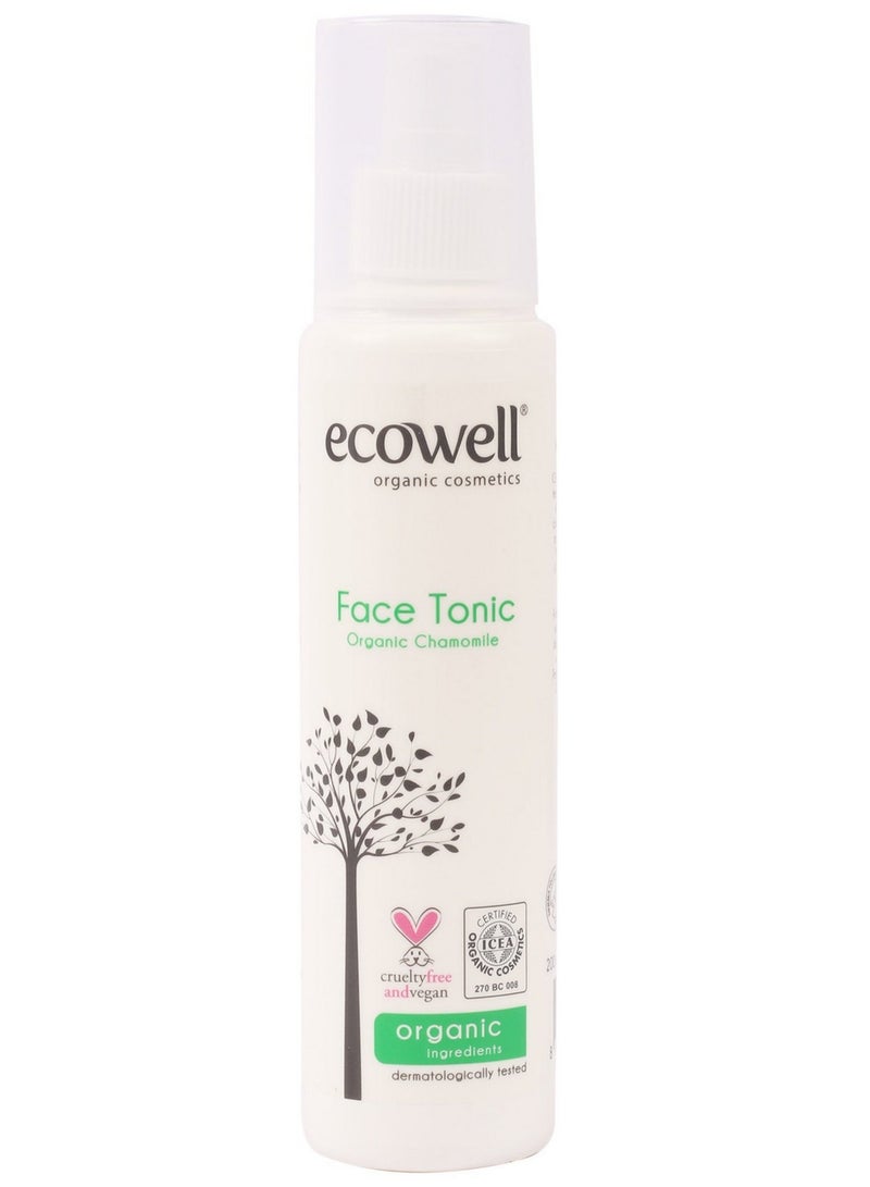 ECOWELL Organic Chamomile Face Tonic 200 ML - Image 1