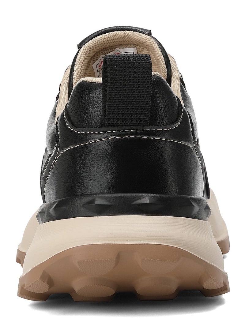 Sky View SKY VIEW Men Fashion Casual Shoes Mid Top Wide Hiking Sneakers Non-Slip Trekking Walking Shoes Running Shoes for Men with Arch Support  - Image 4