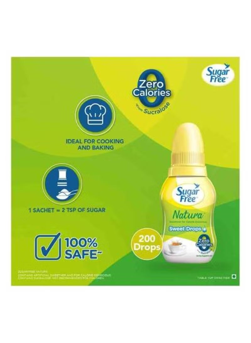 Sugar Free Natura Low Calorie Sweetener 200 Drops