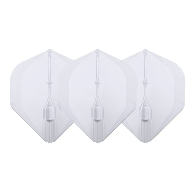 Lstyle EZ L1 Standard Dart Flights â€“ White â€“ Set of 3 - Image 2