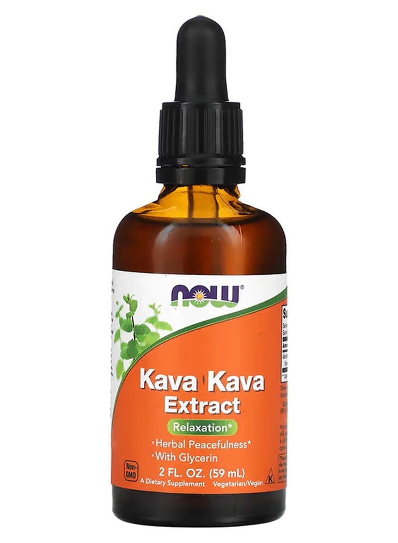 Now Foods Kava Kava Extract 2 Fl Oz 59 Ml - Image 1